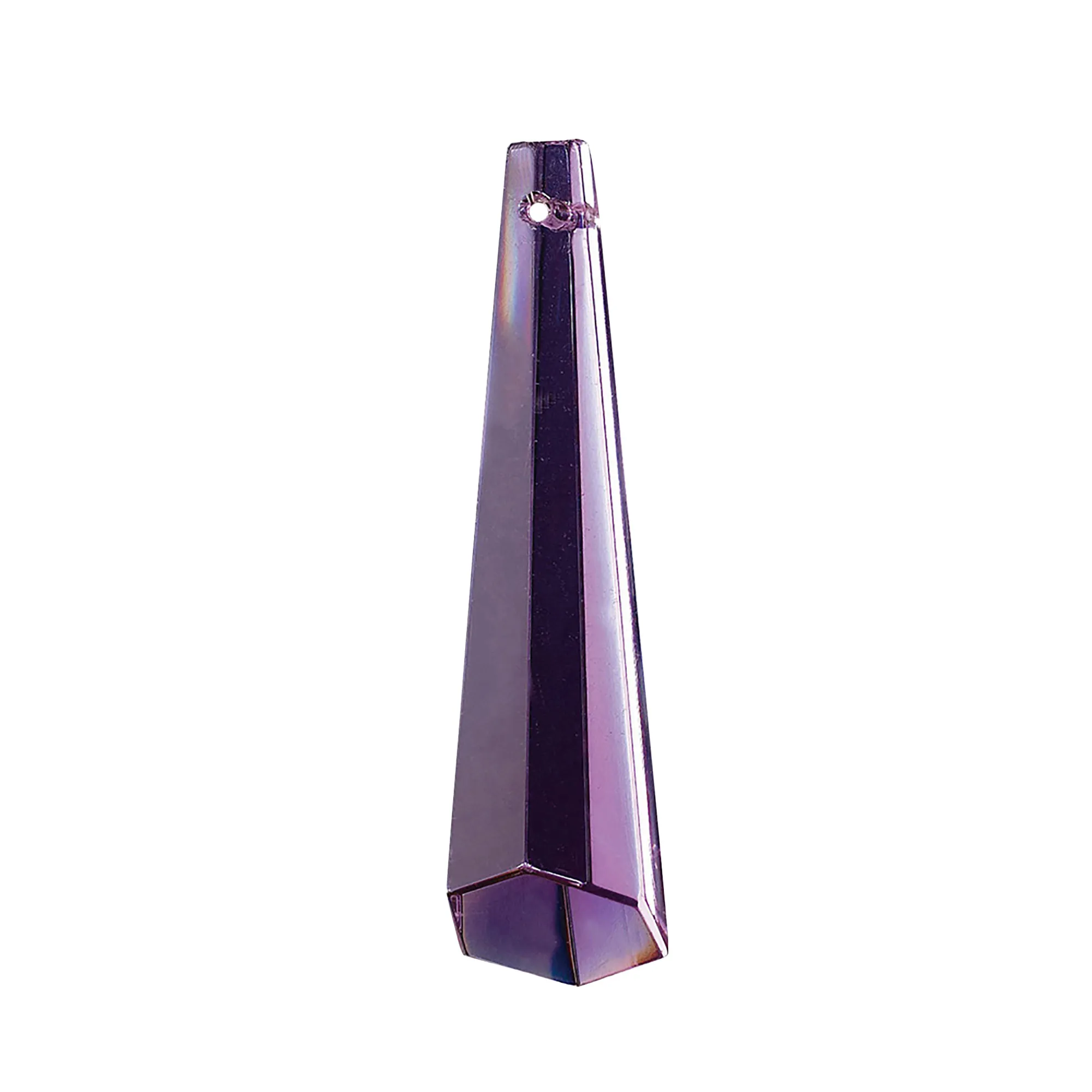 Crystal Hexagonal Drop Without Ring 62mm C70031  Diyas Crystal Droplet